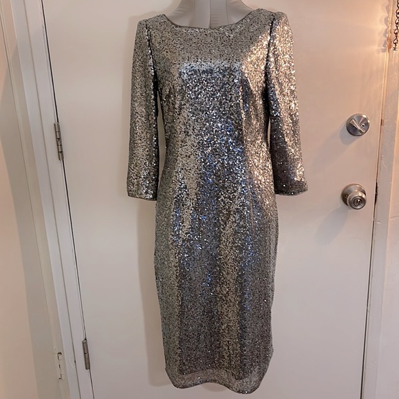 Adrianna Papell Sequined Dress - Picture 1 of 4